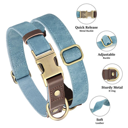 Premium PU Leather Dog Collar – Elegant, Durable & Adjustable