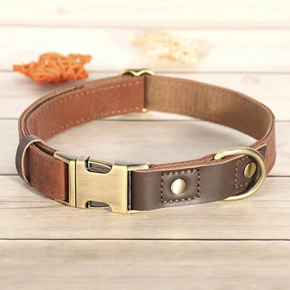 Premium PU Leather Dog Collar – Elegant, Durable & Adjustable