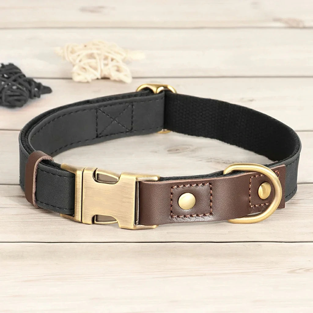 Premium PU Leather Dog Collar – Elegant, Durable & Adjustable
