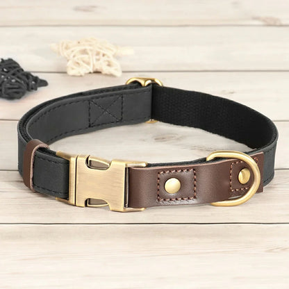 Premium PU Leather Dog Collar – Elegant, Durable & Adjustable