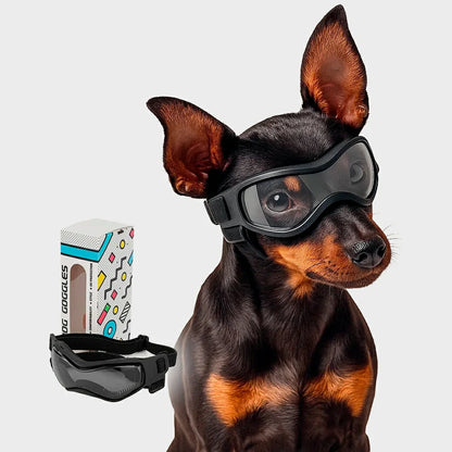 Stylish Dog Sunglasses with UV Protection for Small Breeds