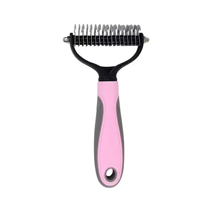 Ultimate Pet Deshedding & Grooming Brush for Dogs & Cats