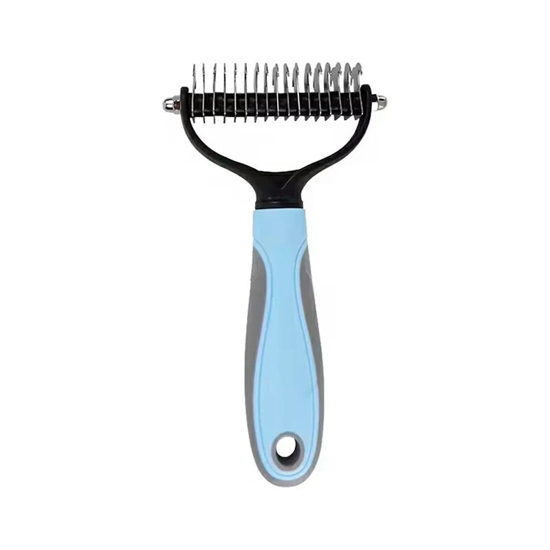 Ultimate Pet Deshedding & Grooming Brush for Dogs & Cats