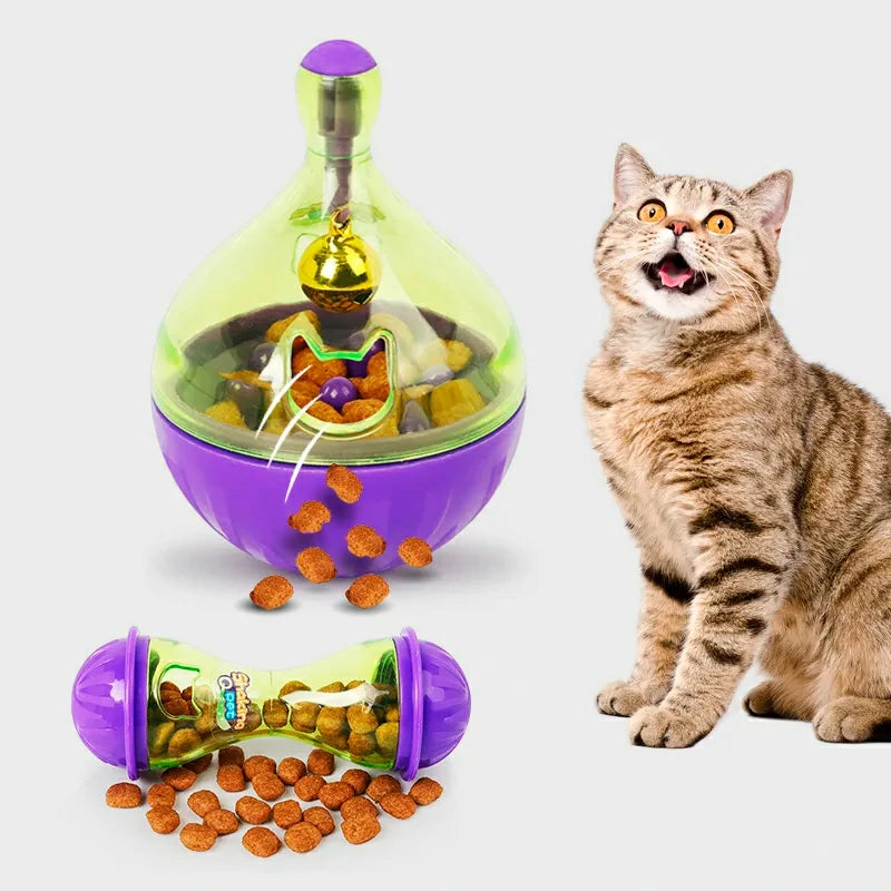 Interactive Pet Food Dispenser Toy for Cats and Dogs