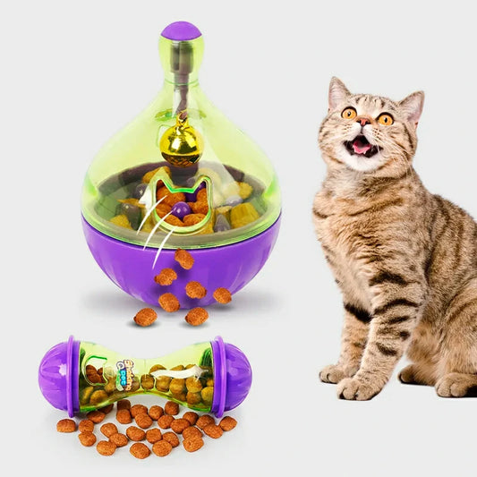 Interactive Pet Food Dispenser Toy for Cats and Dogs