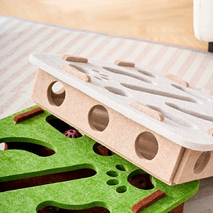 Ultimate Interactive Sisal Cat Scratching Post & Playhouse