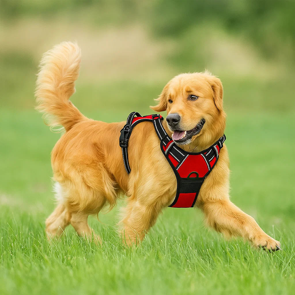 Heavy-Duty Dog Vest Harness - Non-Pull, Reflective & Total Control
