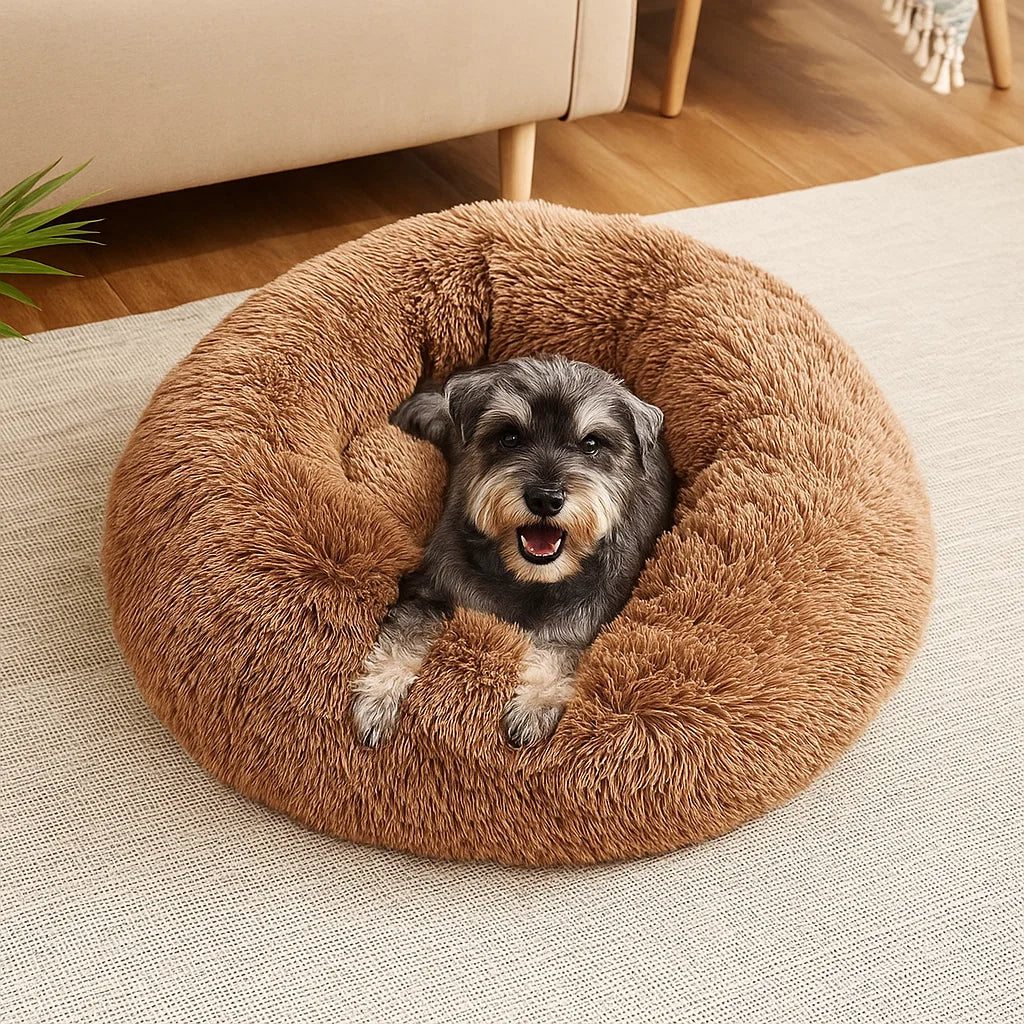 Ultra Soft Plush Pet Bed for Cats and Dogs - Multiple Sizes