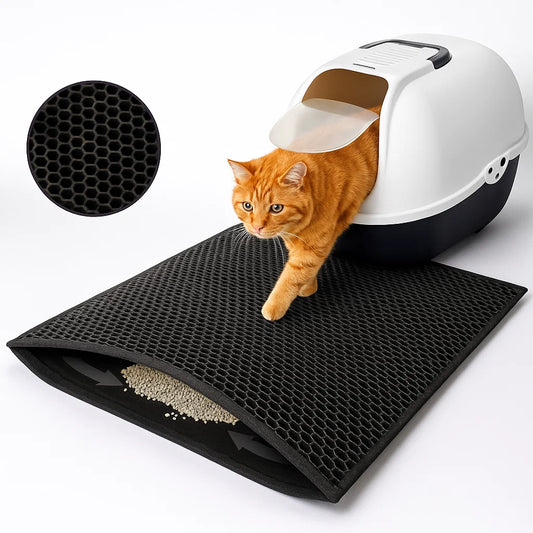 Double Layer Waterproof Cat Litter Mat