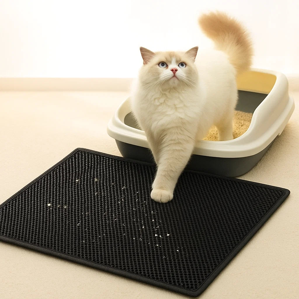 Double Layer Waterproof Cat Litter Mat