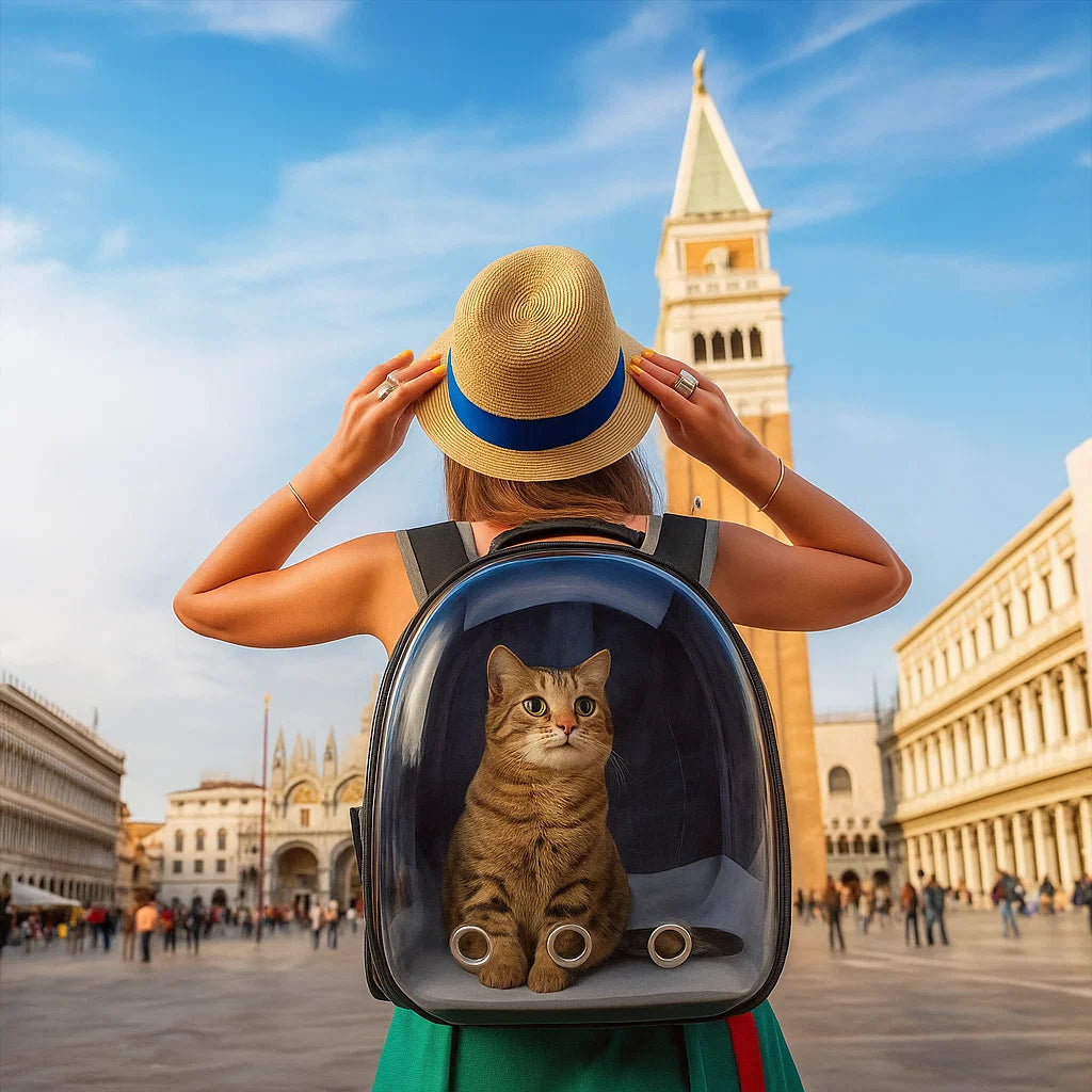 Transparent Capsule Pet Carrier Backpack for Small Animals