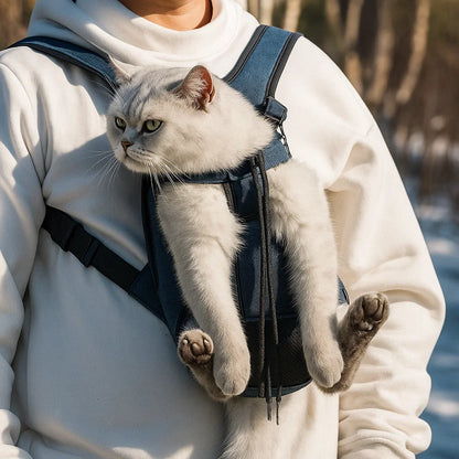 Breathable Pet Carrier Backpack for Small Dogs and Cats