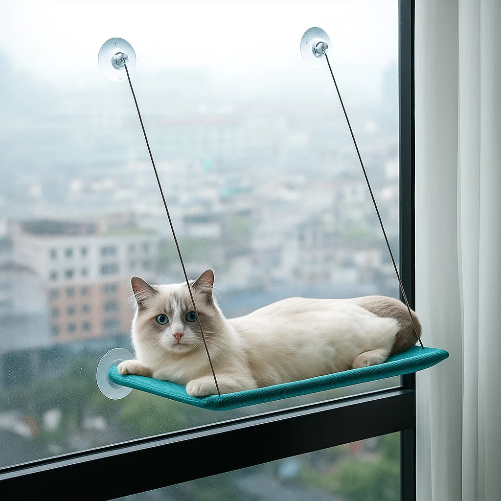 Ultimate Cat Window Hammock - Cozy & Durable
