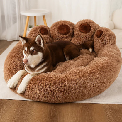 Luxurious Fluffy Dog Bed - Cozy Comfort for Pets