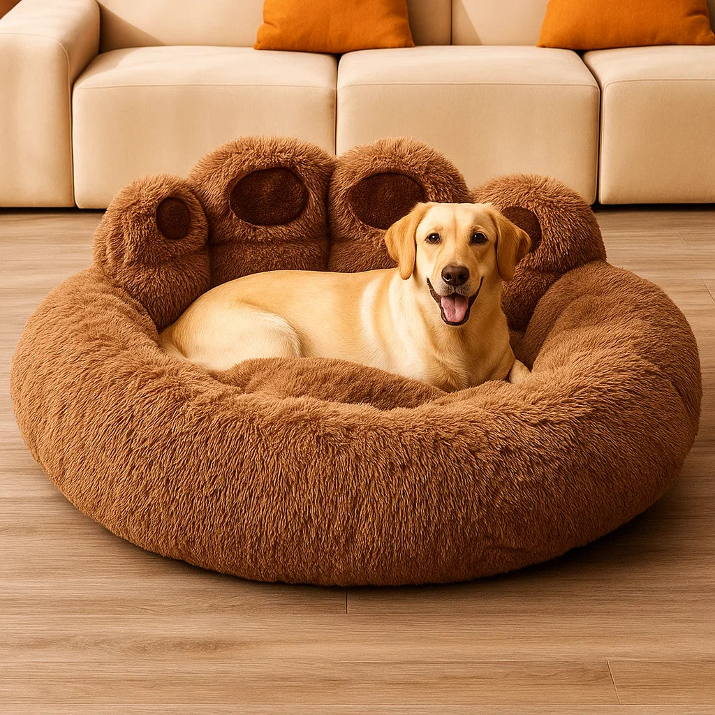 Luxurious Fluffy Dog Bed - Cozy Comfort for Pets