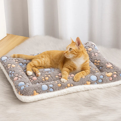 Cozy Double-Sided Pet Mat for Cats and Small Dogs