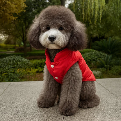 Double Sided Winter Dog Coat - Warm & Stylish Pet Vest