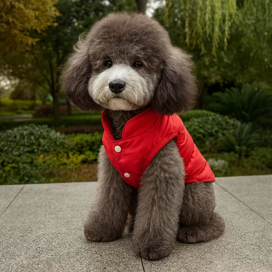 Double Sided Winter Dog Coat - Warm & Stylish Pet Vest