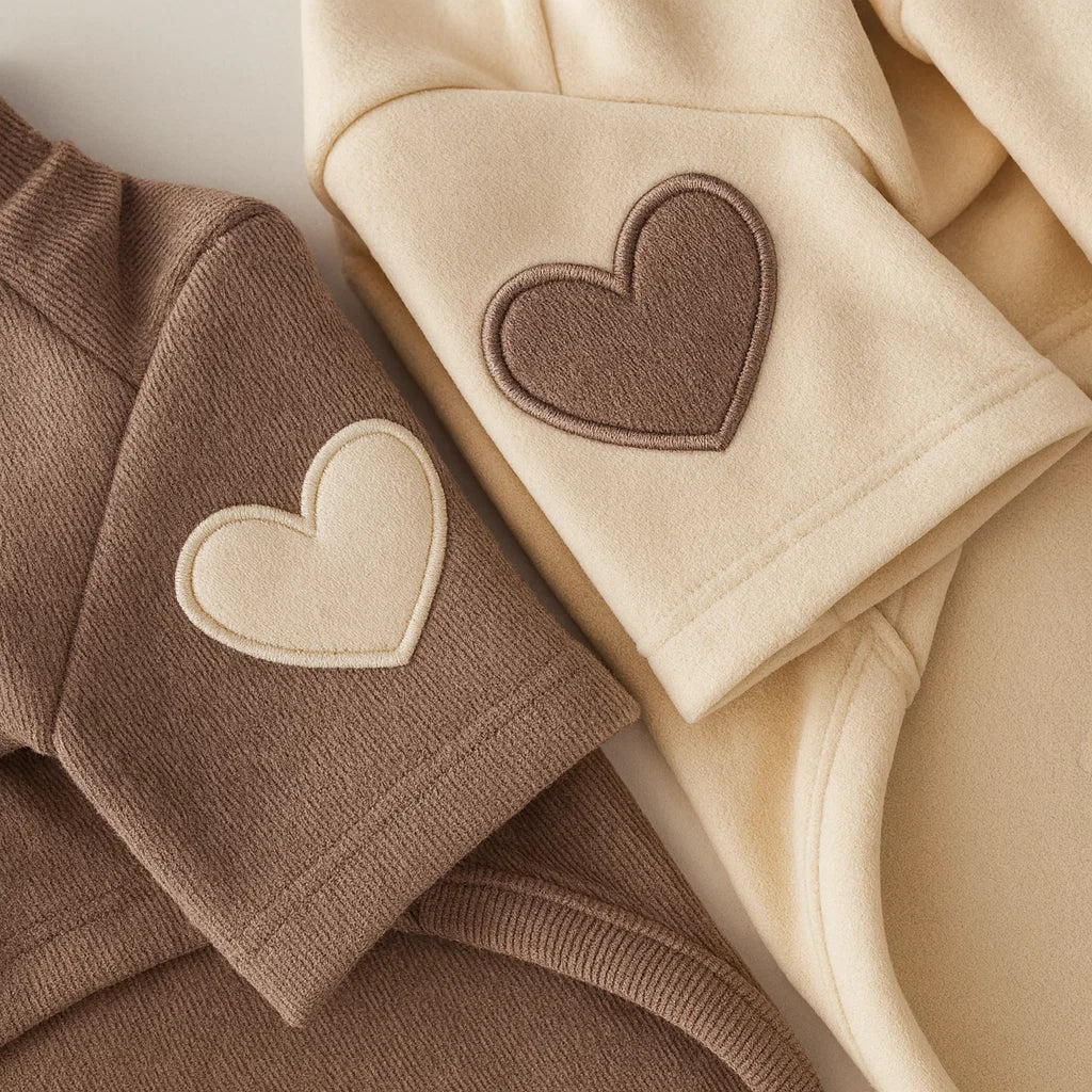 Cozy Heart Pet Hoodie - Warm Winter Dog Clothes