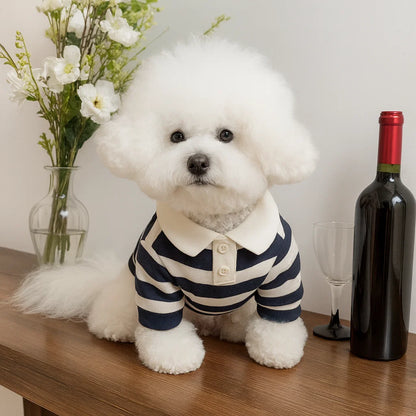 Stylish Summer Polo Shirt for Small & Medium Dogs