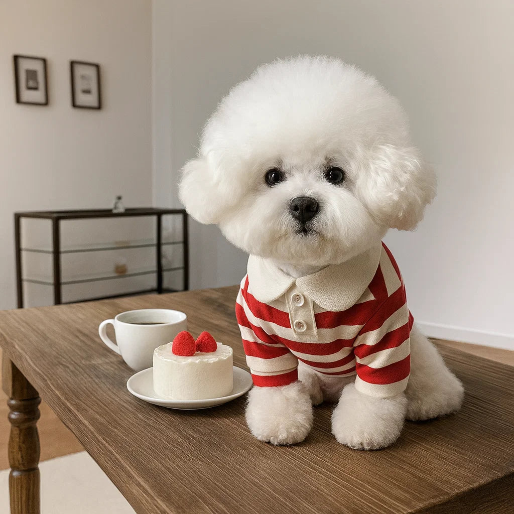 Stylish Summer Polo Shirt for Small & Medium Dogs