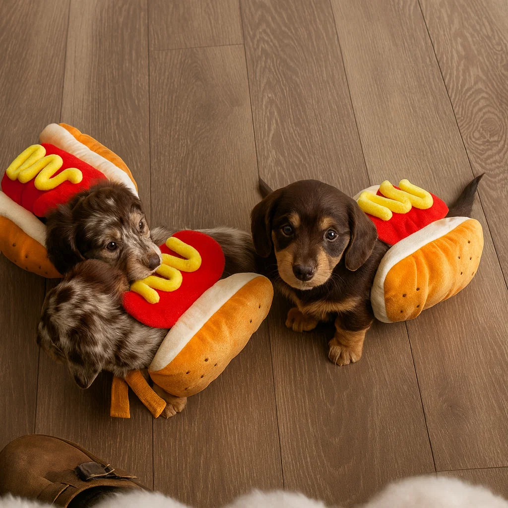 Adorable Hot Dog Costume for Dogs - Fun & Cozy Pet Outfit