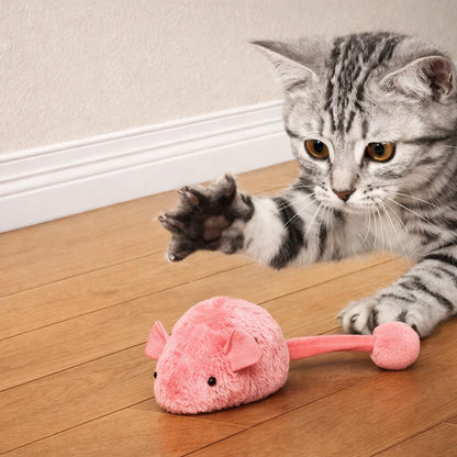 Interactive Glow Mouse Toy for Cats - Self-Playing Fun