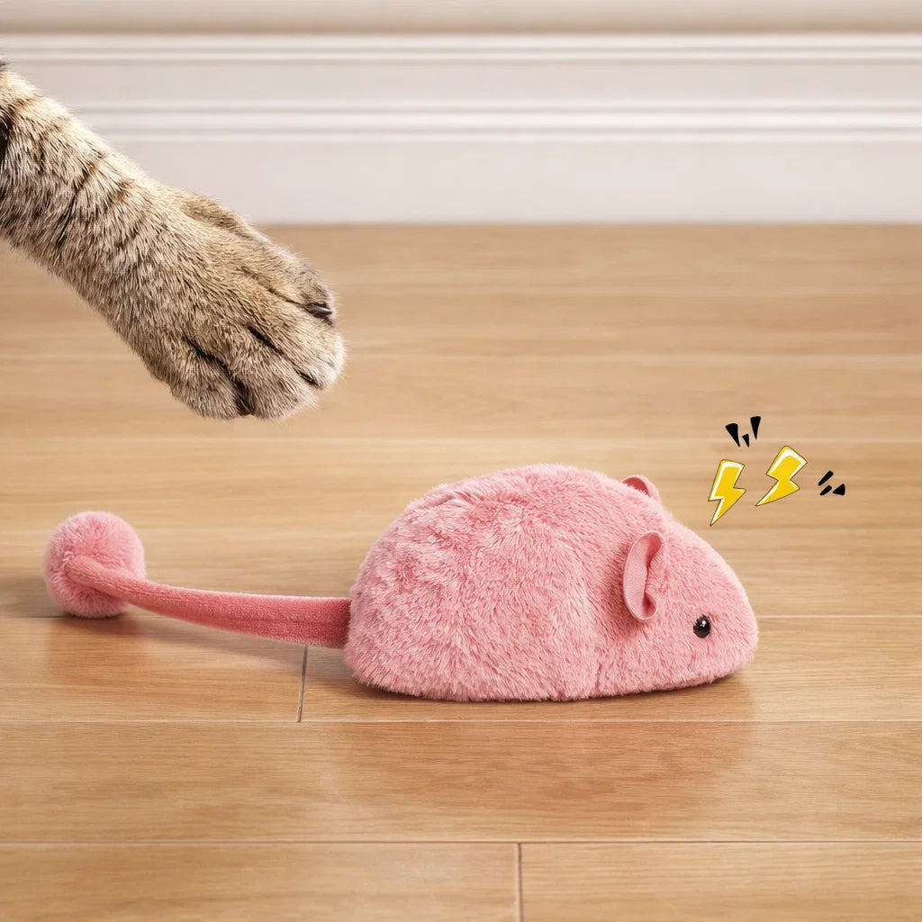 Interactive Glow Mouse Toy for Cats - Self-Playing Fun