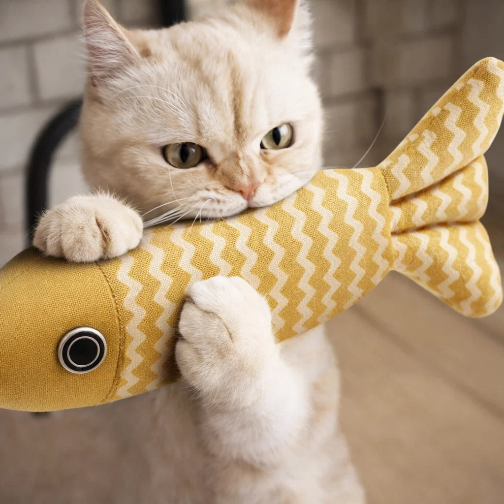 Irresistible Catnip Fish Chew Toy for Cats