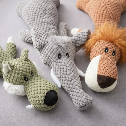 Durable Plush Squeak Toys for Large Dogs
