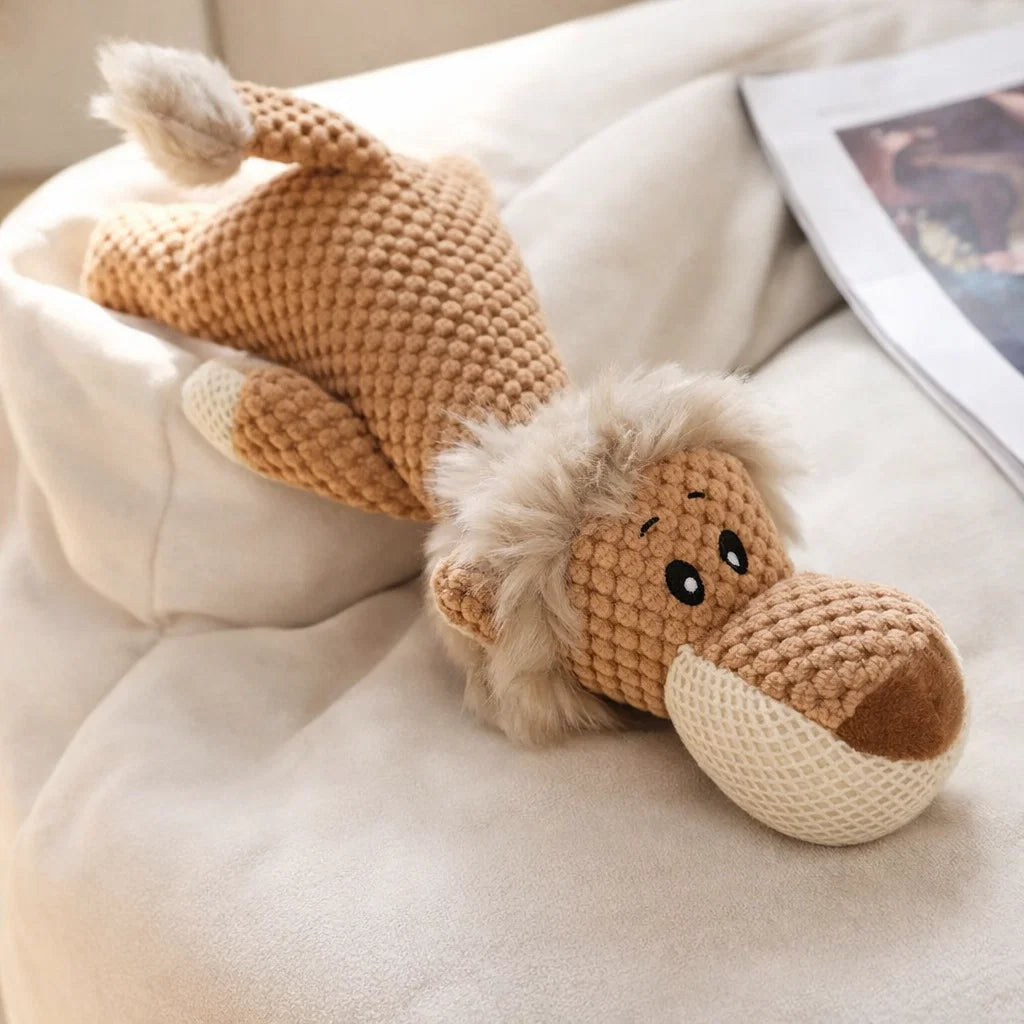 Durable Plush Squeak Toys for Large Dogs