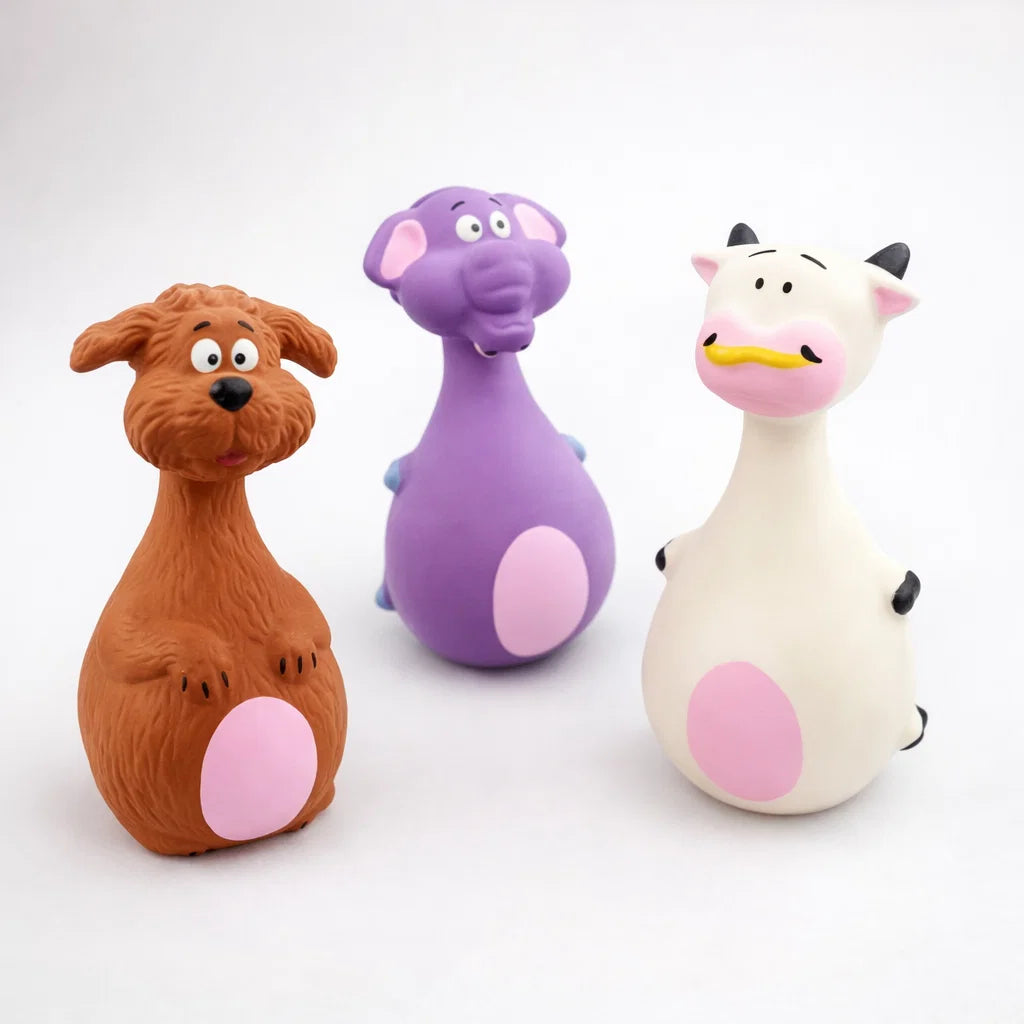 Interactive Squeaky Rubber Toys for Dogs – Fun & Durable