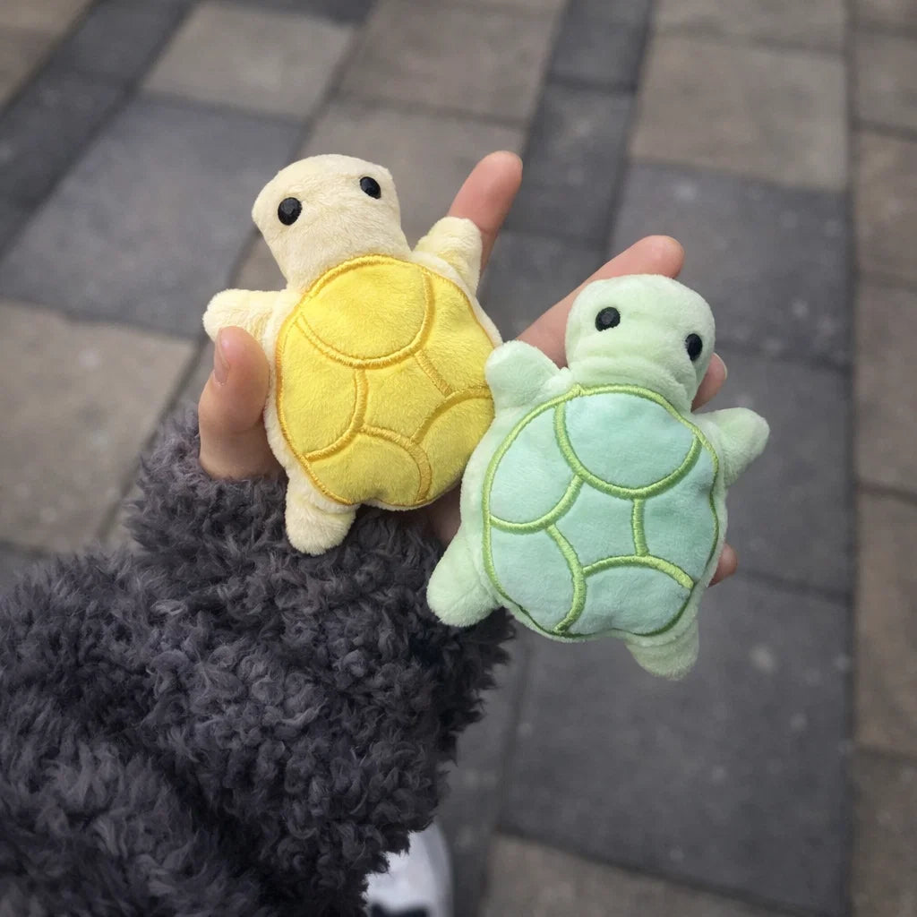 Mini Turtle Plush Chew Toy for Puppies