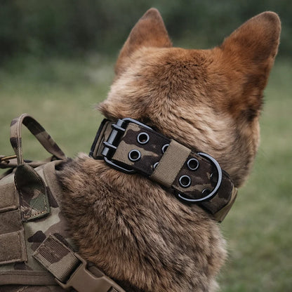 Premium Reflective Tactical Dog Collar - Adjustable & Durable