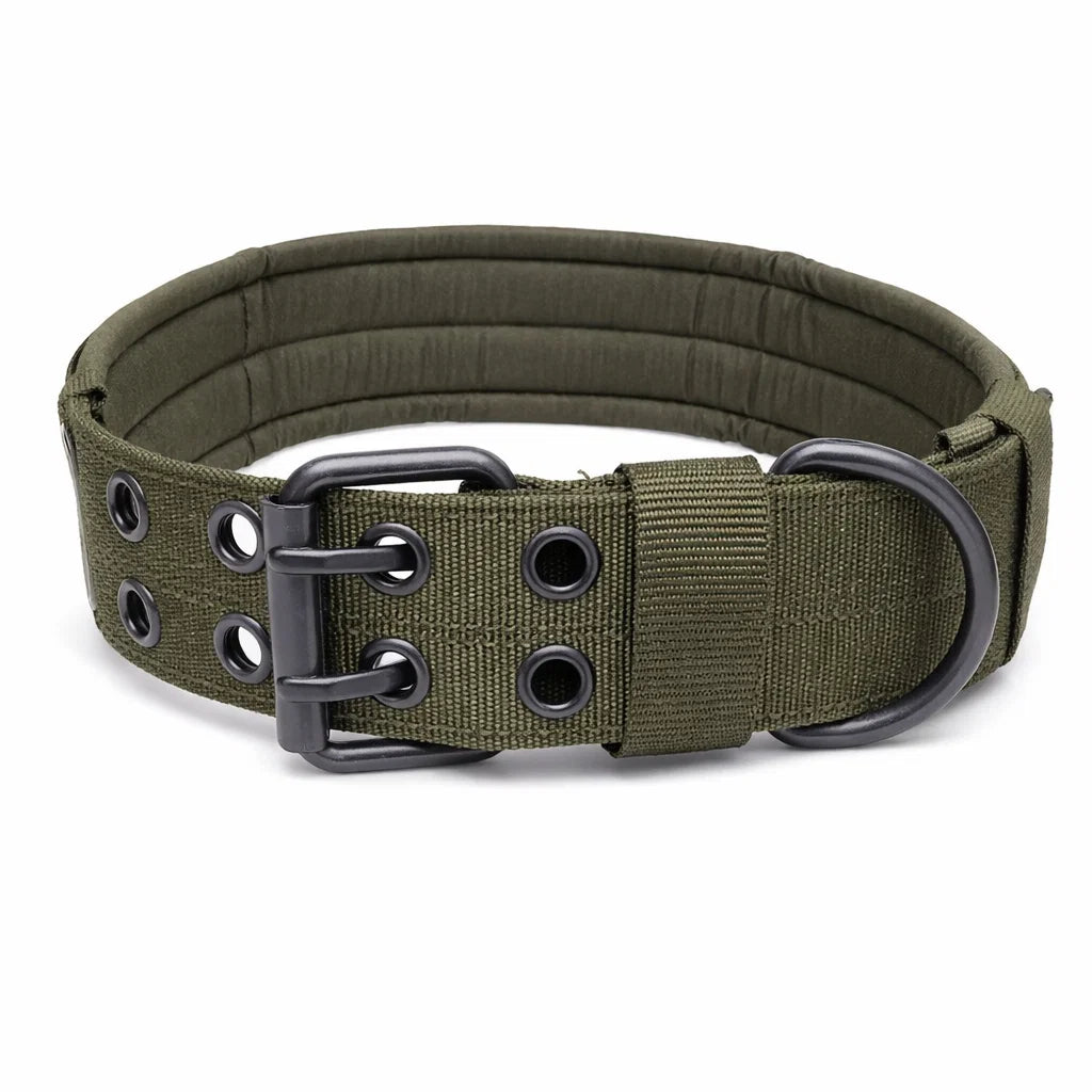 Premium Reflective Tactical Dog Collar - Adjustable & Durable