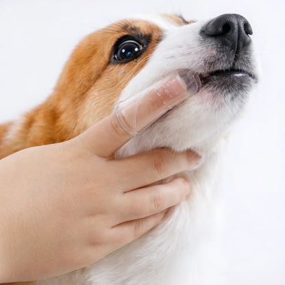 Soft Finger Toothbrush for Pets - Gentle Oral Care