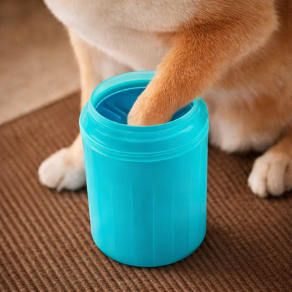 Portable Pet Paw Cleaner with Soft Silicone Brush