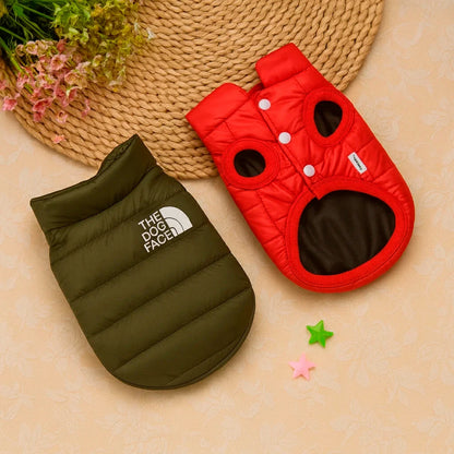 Double Sided Winter Dog Coat - Warm & Stylish Pet Vest