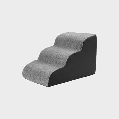 Luxury Memory Foam Pet Stairs - Non-Slip & Washable