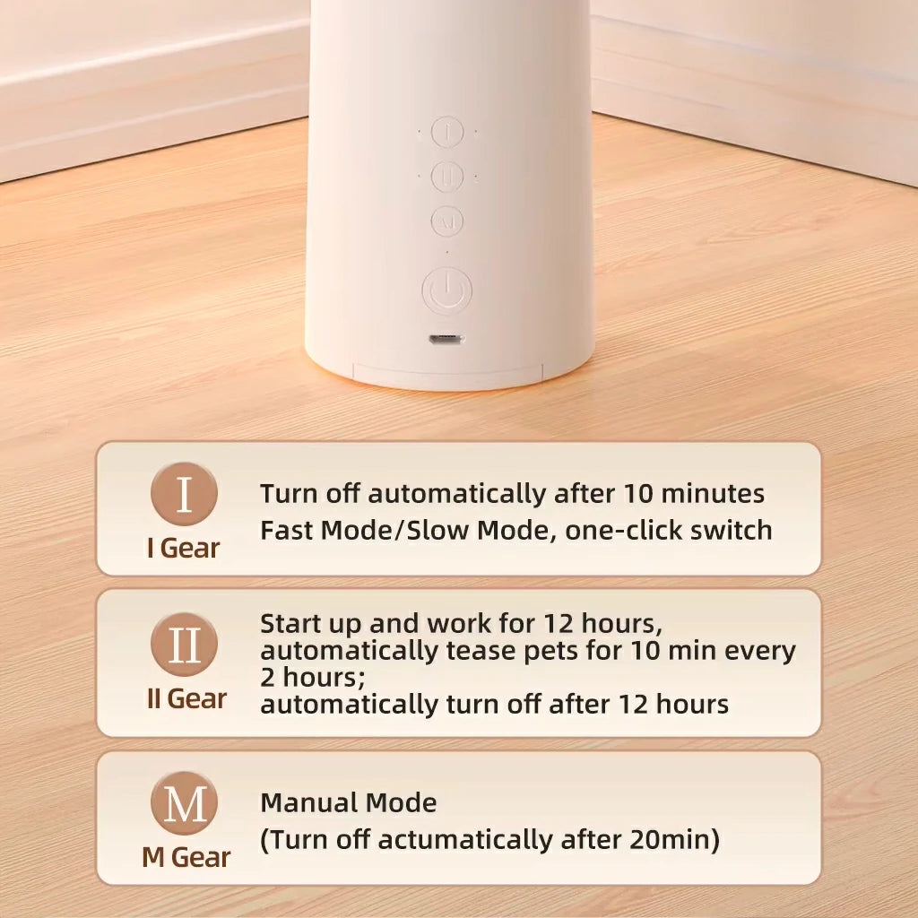 Automatic Rechargeable Interactive Cat Laser Toy