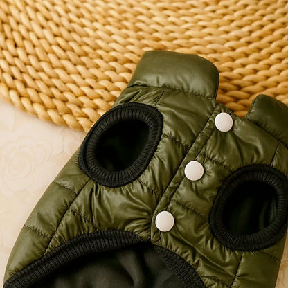 Double Sided Winter Dog Coat - Warm & Stylish Pet Vest