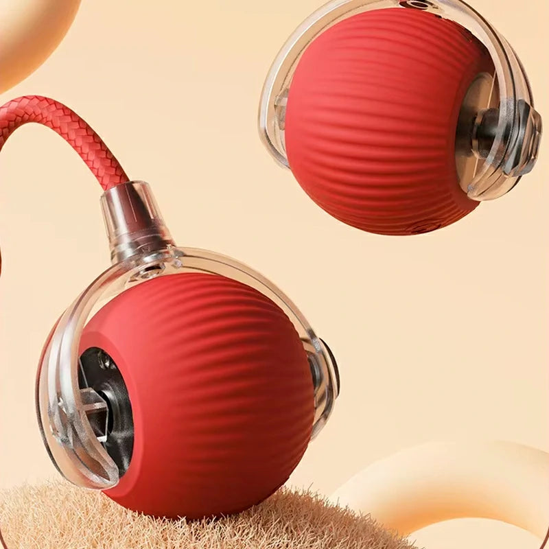 SmartMotion Ball – USB Rechargeable Interactive Cat Toy with Automatic Movement & Sound