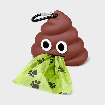 Charming Poop-Shaped Pet Waste Bag Holder