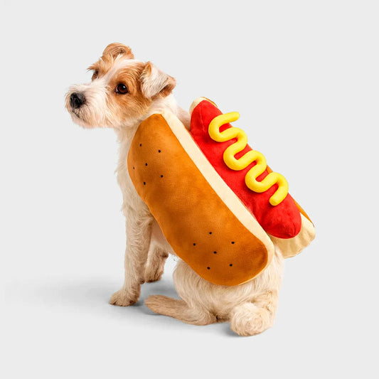 Adorable Hot Dog Costume for Dogs - Fun & Cozy Pet Outfit