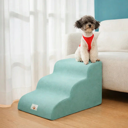 Memory Foam Pet Stairs - Safe & Comfy Access