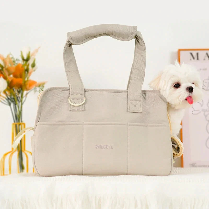 Chic Pet Carrier Shoulder Bag for Small Dogs & Cats
