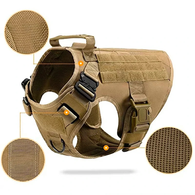 Ultimate Tactical Dog Harness & Leash Set for All Breeds