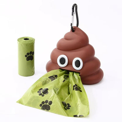 Charming Poop-Shaped Pet Waste Bag Holder