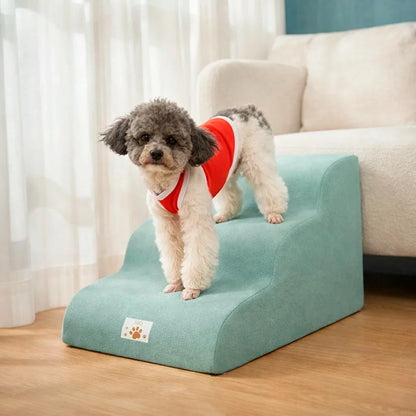 Memory Foam Pet Stairs - Safe & Comfy Access