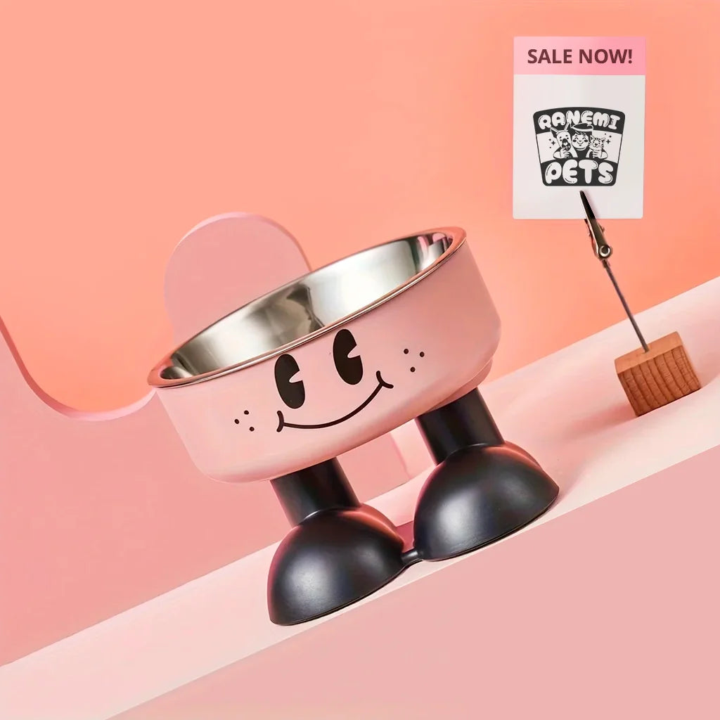 Stylish Elevated Pet Bowl - No Spill Design